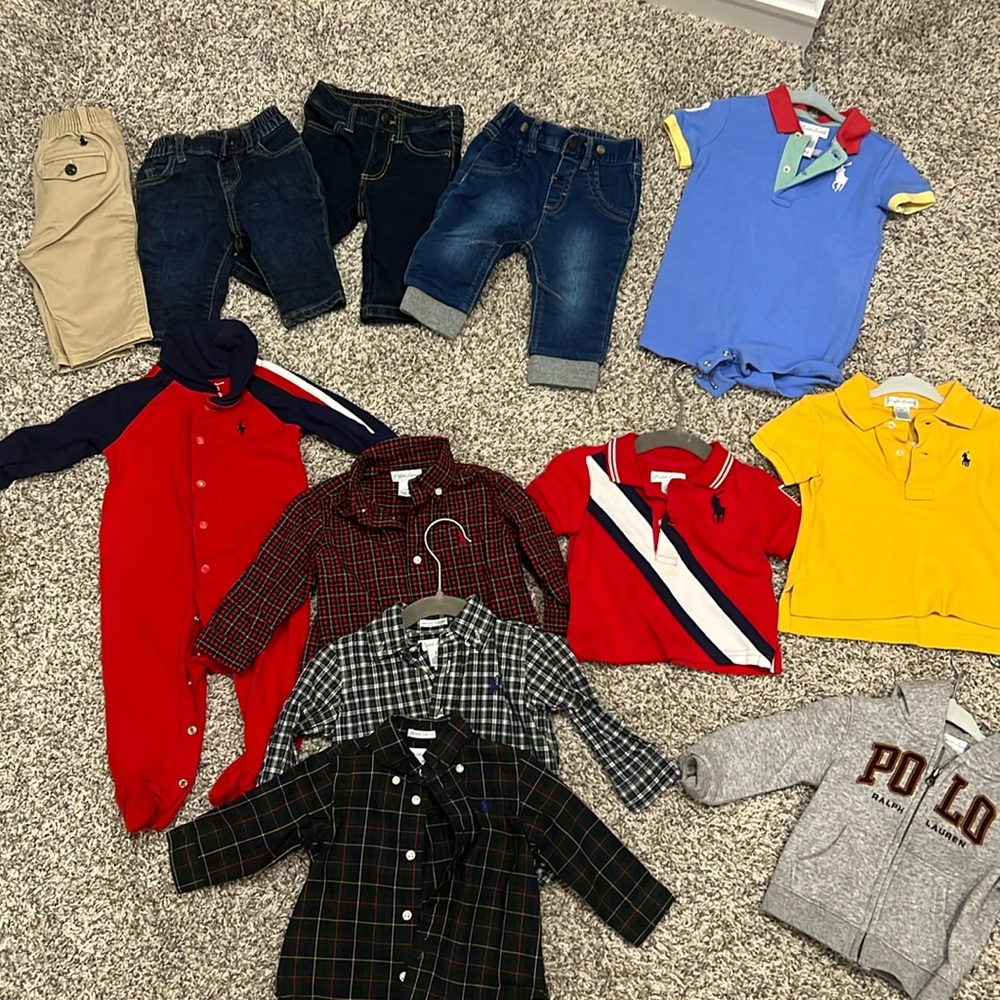 Baby boy lot of clothes mostly Ralph Lauren